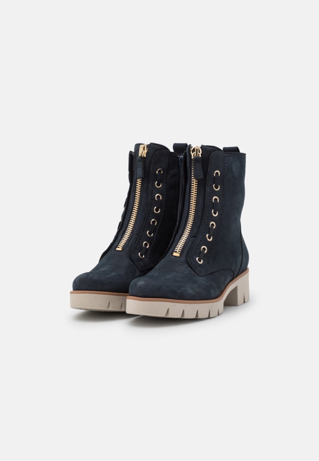 Gabour | Bottines Exclusives à Plateforme Bleu Nuit